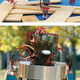 AMBLE5, top, and Bradbury, bottom, two of the pledgebots victimized
in the latest on-campus incident of robo-hazing.
